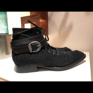 Fluevog BRAND NEW Donita Swordfish Ankle Boots